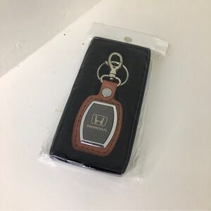 Honda Leather Keychain